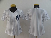 Women Yankees Blank White Cool Base Jersey,baseball caps,new era cap wholesale,wholesale hats